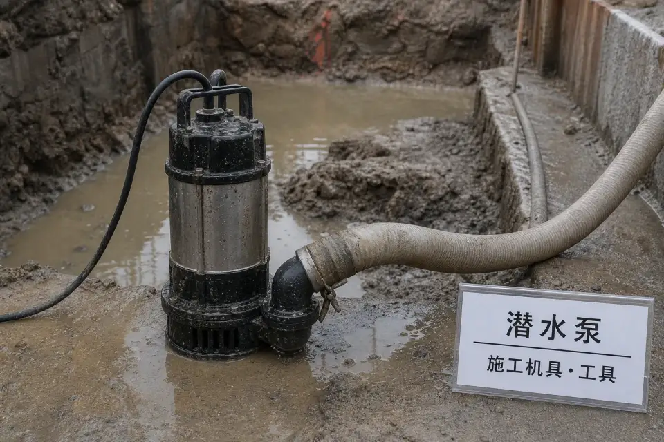 地下室集水井泵手自动切换试验牌实拍参考图