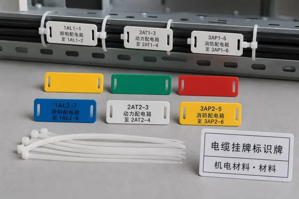 电缆挂牌标识牌实拍参考图