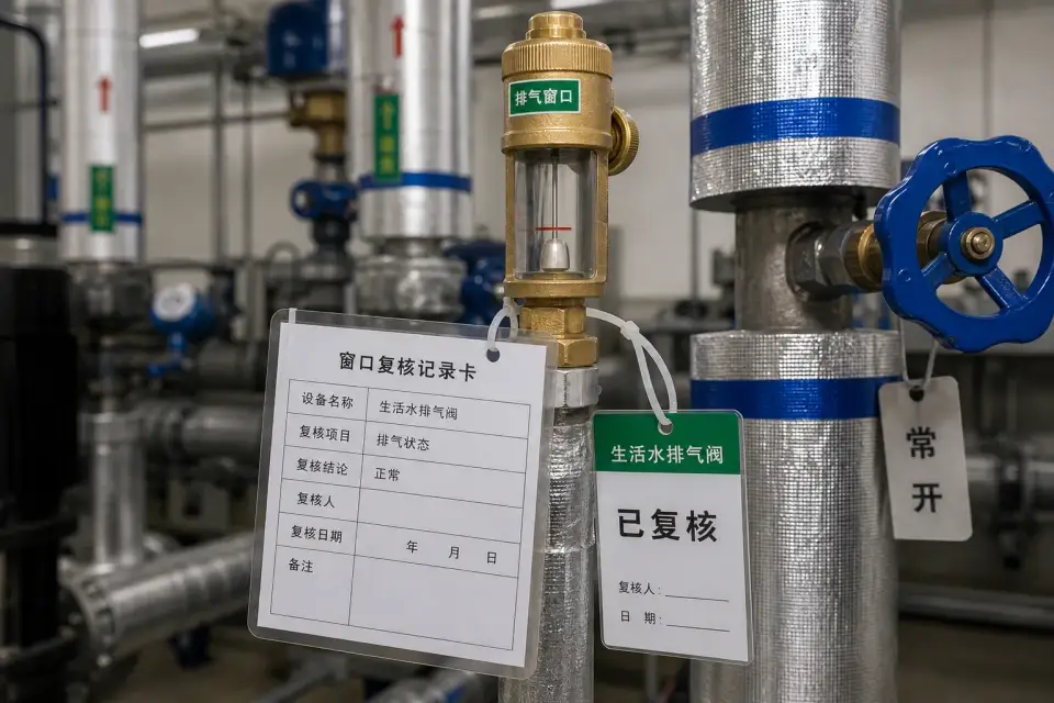 生活水排气窗口复核组件实拍参考图