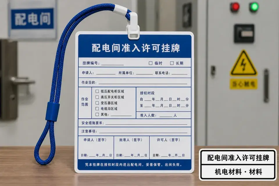 电房准入许可窗口复开套件实拍参考图