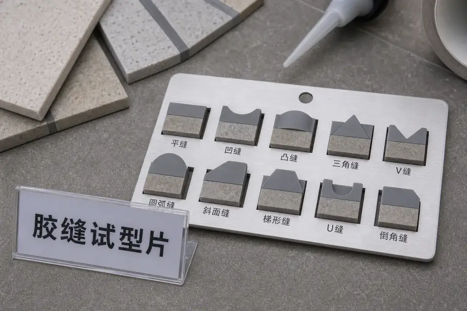 外立面胶缝检查记录板实拍参考图