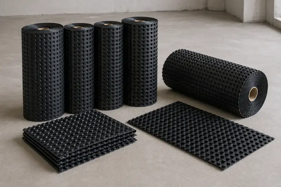 HDPE 排水板 / 蓄排水板实拍参考图