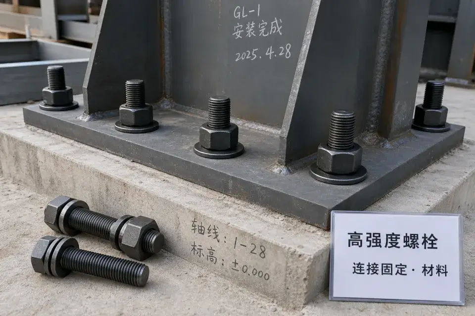 高强度螺栓和紧固构造实拍参考图
