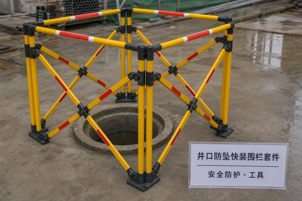 井口防坠快装围栏套件识别图