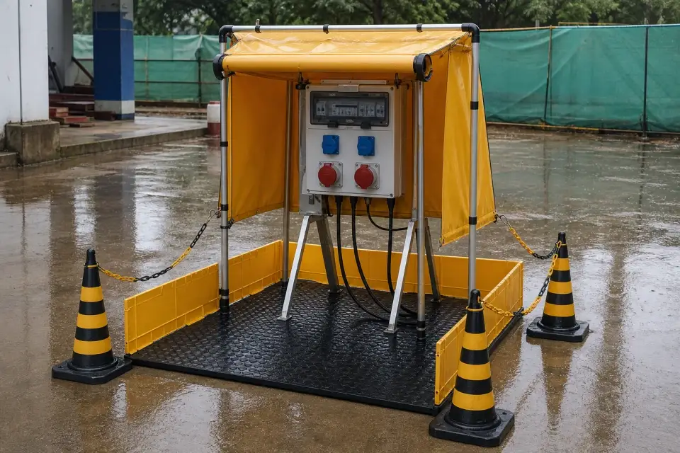 配电箱防雨遮护套件实拍参考图