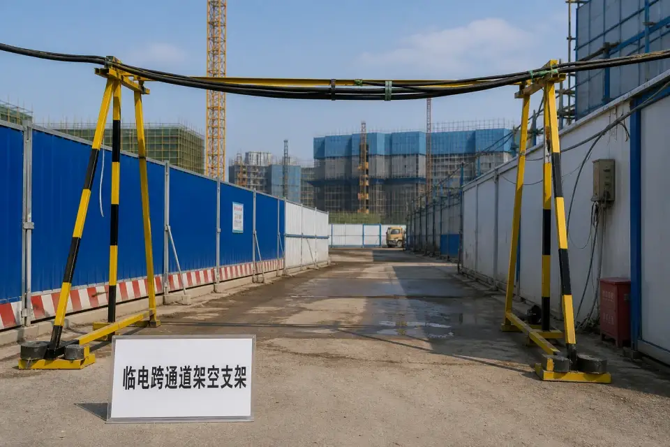 临时电缆挂线支撑套件实拍参考图