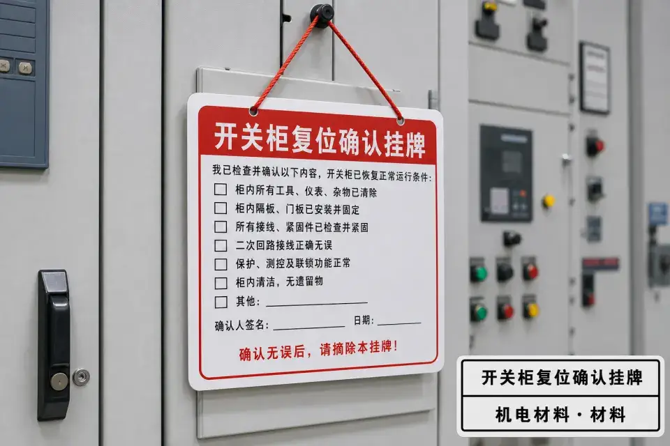 阀门调试步骤卡套件实拍参考图